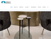 Tablet Screenshot of colonialstoneandfloorcare.com